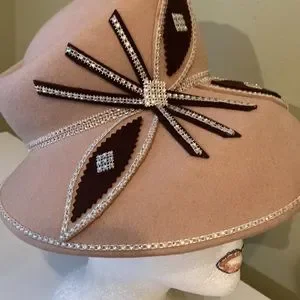Swan | Accessories | Nwot Tan Church Dress Hat By Swan  display picture 1